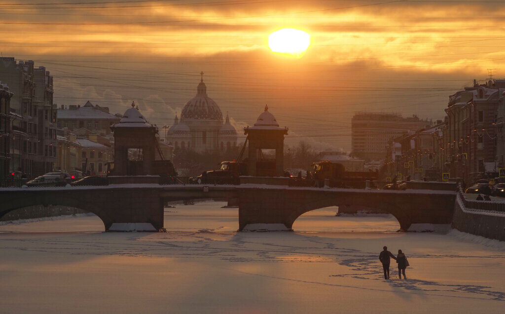 APTOPIX Russia Daily Life